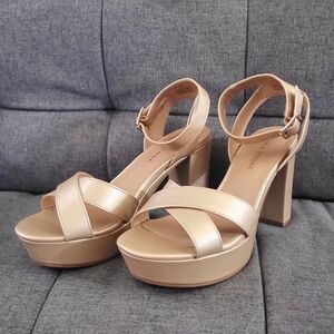 Sun + Stone lillah heels platform dress sandals